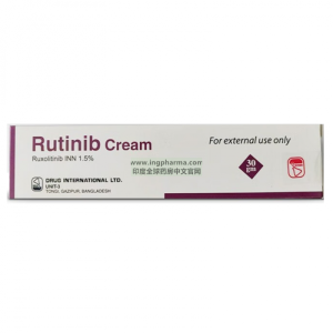Rutinib Cream (Ruxolitinib Cream 30gm/ 1.5%) Rx