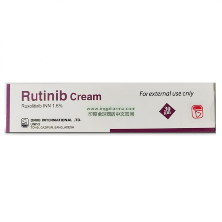 Rutinib Cream (Ruxolitinib Cream 30gm/ 1.5%) Rx