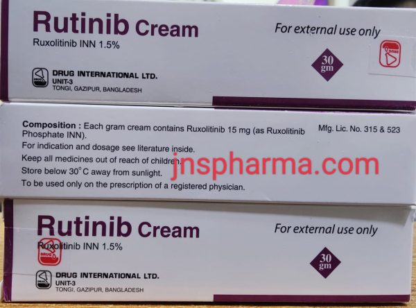 Rutinib (Ruxolitinib cream)