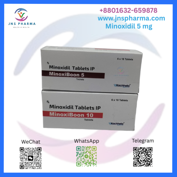 Minoxiboon 5 mg (Minoxidil)