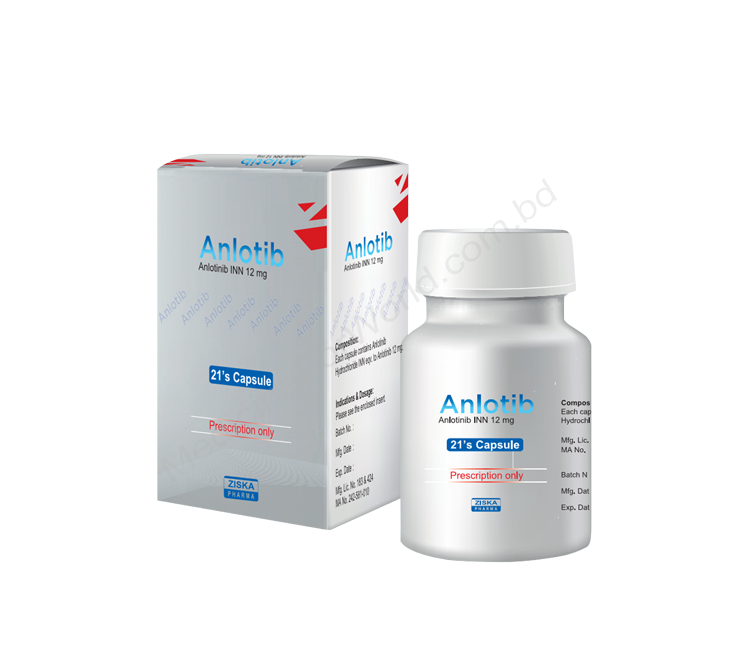 Anlotib Anlotinib INN 12 mg Tablets