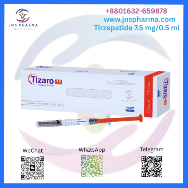Tizaro Injection (Tirzepatide 7.5 mg/0.5 ml)