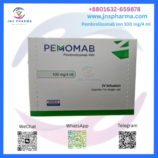 Pemomab 100 mg4 ml (Pembrolizumab Inn) Pemomab 100 mg/4 ml (Pembrolizumab Inn)